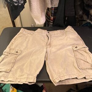 Carhartt Khaki Relaxed fit Cargo Shorts size 40